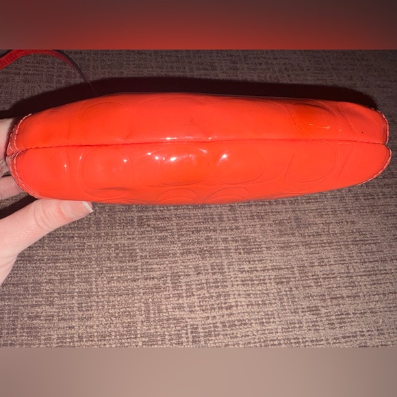 Coach Coral Wristlet with Disney Minnie Earrings - Picture 8 of 8